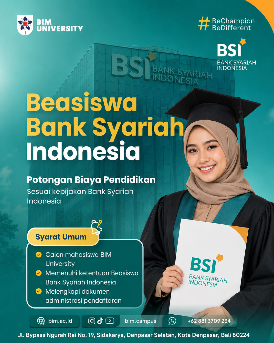 Bank Syariah Indonesia Scholarship
